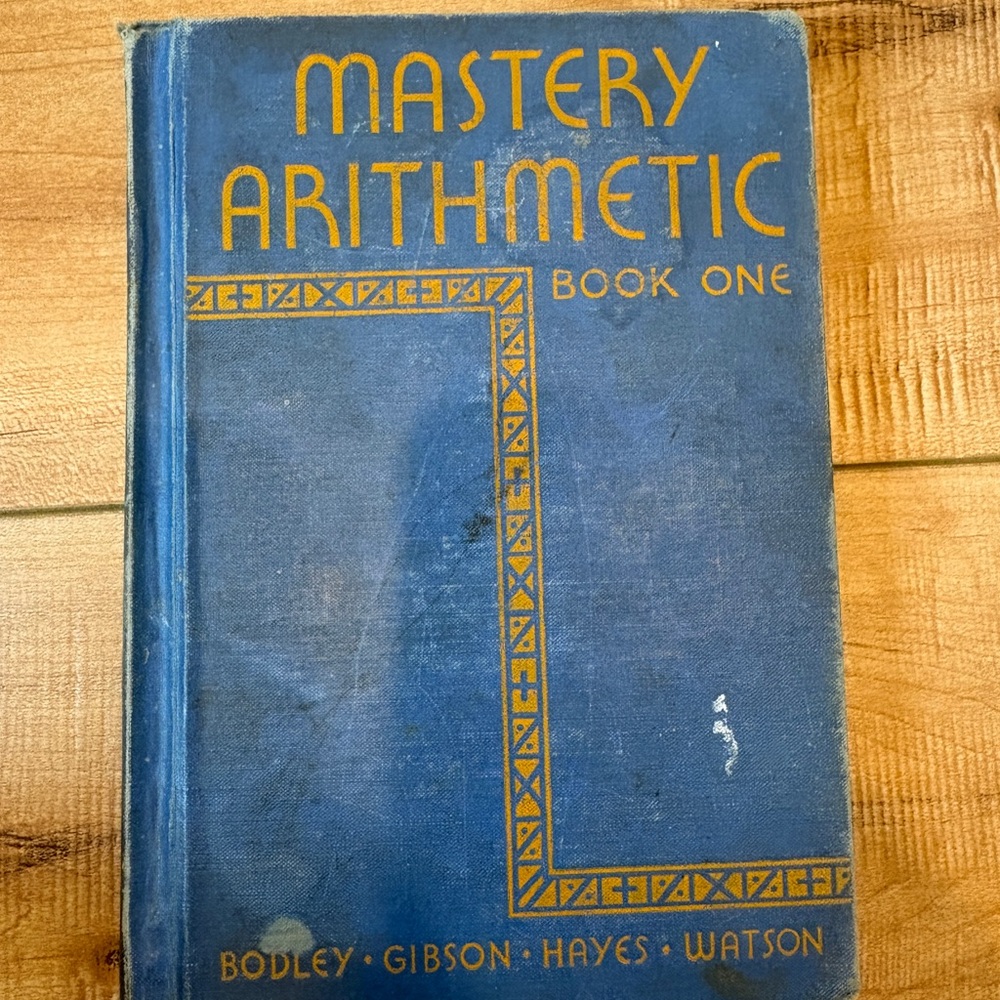 Mastery Arithmetic Book One - Blue and Gold Cover